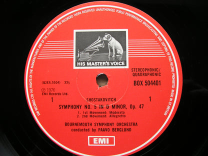 SHOSTAKOVICH: SYMPHONIES Nos. 5 & 10   BERGLUND / BOURNEMOUTH SYMPHONY   SLS 5044
