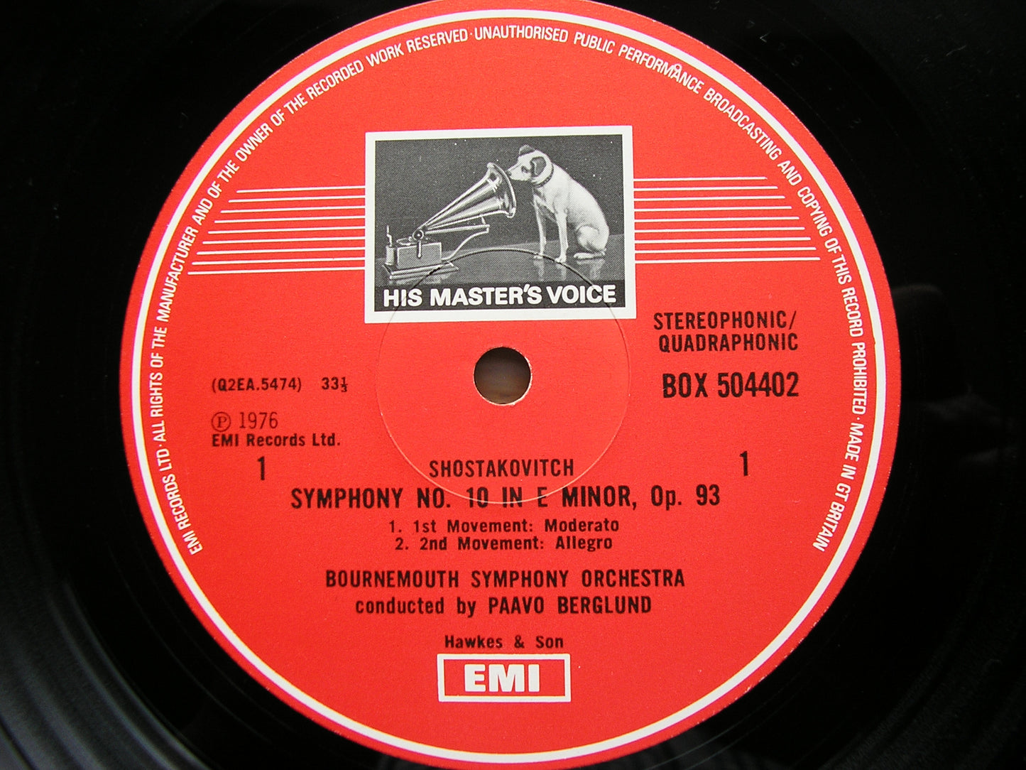 SHOSTAKOVICH: SYMPHONIES Nos. 5 & 10   BERGLUND / BOURNEMOUTH SYMPHONY   SLS 5044