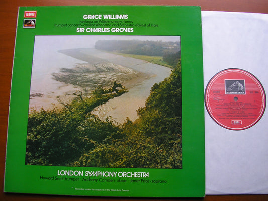 GRACE WILLIAMS: ORCHESTRAL WORKS   SOLOISTS / LONDON SYMPHONY / GROVES    ASD 3006