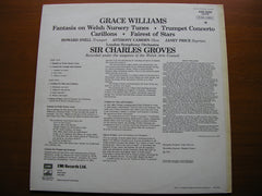 GRACE WILLIAMS: ORCHESTRAL WORKS   SOLOISTS / LONDON SYMPHONY / GROVES    ASD 3006