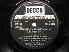 BEETHOVEN: THE PIANO SONATAS    WILHELM BACKHAUS    SXLA 6452 - 6461  10 LP SET