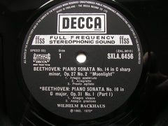 BEETHOVEN: THE PIANO SONATAS    WILHELM BACKHAUS    SXLA 6452 - 6461  10 LP SET
