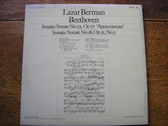 BEETHOVEN: PIANO SONATAS Nos. 18  & 23 'Appassionata'    LAZAR BERMAN    76533