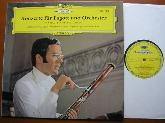 BASSOON CONCERTOS: VANHAL / STAMITZ / MUTHEL     TURKOVIC / YSAYE STRING ENSEMBLE / KLEE    2530 036