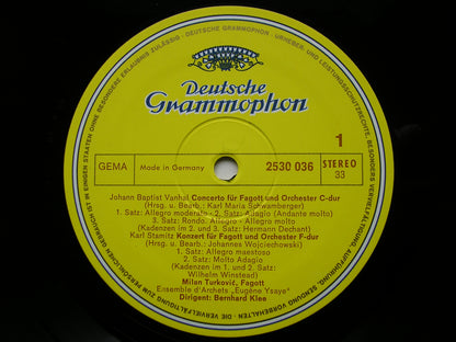 BASSOON CONCERTOS: VANHAL / STAMITZ / MUTHEL     TURKOVIC / YSAYE STRING ENSEMBLE / KLEE    2530 036