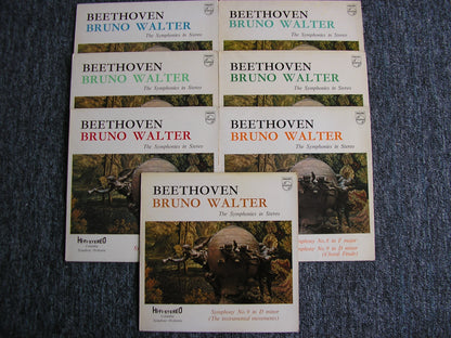 BEETHOVEN: THE NINE SYMPHONIES   BRUNO WALTER / COLUMBIA SYMPHONY   7LP SABL