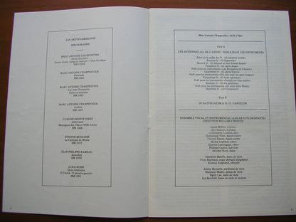 CHARPENTIER: LES ANTIENNES 'O' DE L'AVENT / CANTICUM IN NATIVITATEM DOMINI    LES ARTS FLORISSANTS / CHRISTIE    HM 5124
