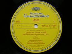 MENDELSSOHN: CONCERTO FOR VIOLIN & PIANO / VIOLIN CONCERTO    KREMER / ARGERICH / ORPHEUS CHAMBER ORCHESTRA   427 338