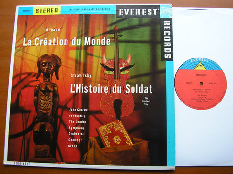 STRAVINSKY: L'HISTOIRE DU SOLDAT Suite / MILHAUD: LA CREATION DU MONDE    CAREWE / LSO CHAMBER GROUP    SDBR 3017