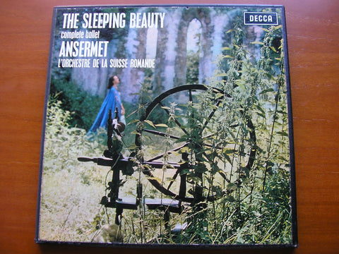 TCHAIKOVSKY: SLEEPING BEAUTY complete ballet   ANSERMET / SUISSE ROMANDE   3 LP    SXL 2160 / 2