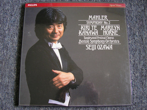 MAHLER: SYMPHONY No. 2 'Resurrection'  TE KANAWA / HORNE / BOSTON SYMPHONY / OZAWA    420 824