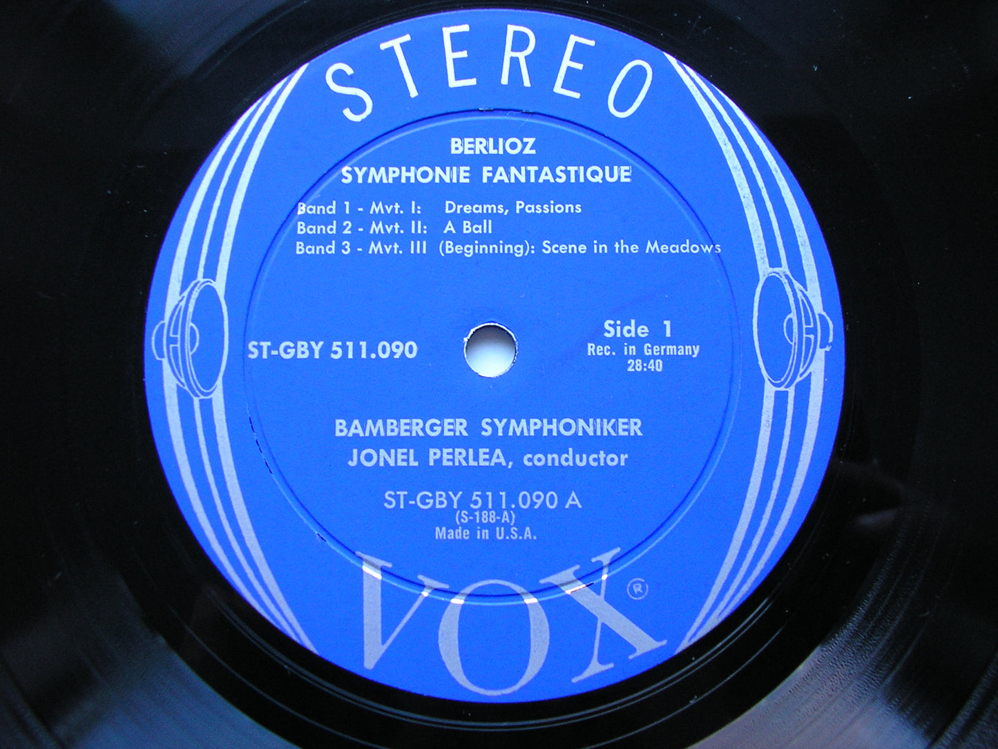BERLIOZ: SYMPHONIE FANTASTIQUE    PERLEA / BAMBERG SYMPHONY ORCHESTRA   STGBY 511090