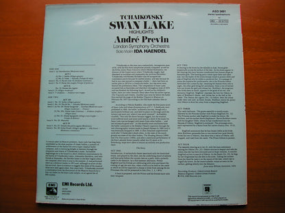 TCHAIKOVSKY: SWAN LAKE Highlights     PREVIN / LONDON SYMPHONY   ASD 3491