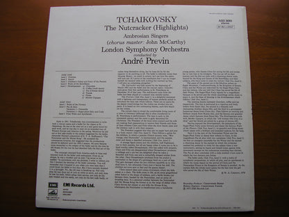 TCHAIKOVSKY: THE NUTCRACKER Highlights     PREVIN / LONDON SYMPHONY    ASD 3051