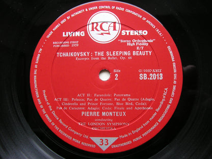 TCHAIKOVSKY: SLEEPING BEAUTY Excerpts   MONTEUX / LONDON SYMPHONY   SB 2013