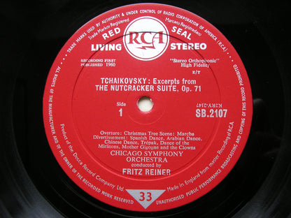 TCHAIKOVSKY: THE NUTCRACKER Excerpts     FRITZ REINER / CHICAGO SYMPHONY    SB 2107