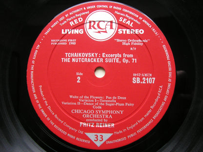 TCHAIKOVSKY: THE NUTCRACKER Excerpts     FRITZ REINER / CHICAGO SYMPHONY    SB 2107