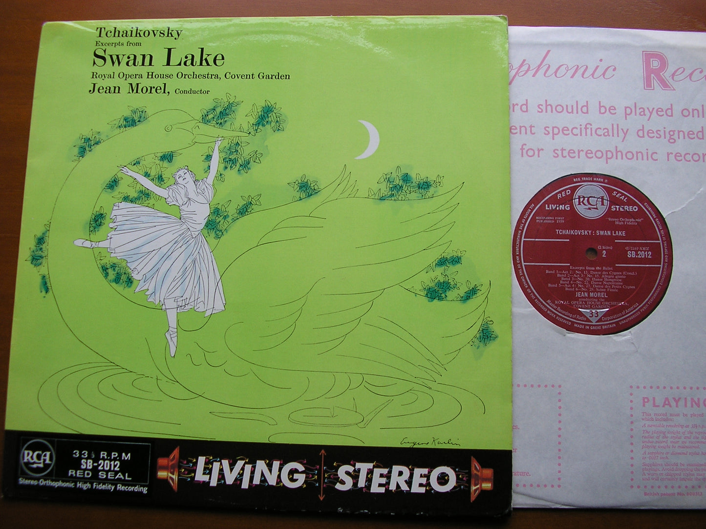 TCHAIKOVSKY: SWAN LAKE Excerpts     MOREL / ORCHESTRA OF THE ROYAL OPERA HOUSE   SB 2012