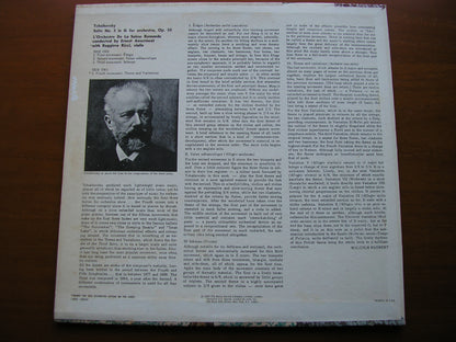 TCHAIKOVSKY: SUITE No. 3    RICCI / SUISSE ROMANDE ORCHESTRA / ERNEST ANSERMET    CS 6543