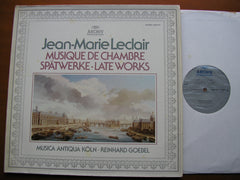 LECLAIR: LATE CHAMBER WORKS    MUSICA ANTIQUA KOLN / GOEBEL     2533 414