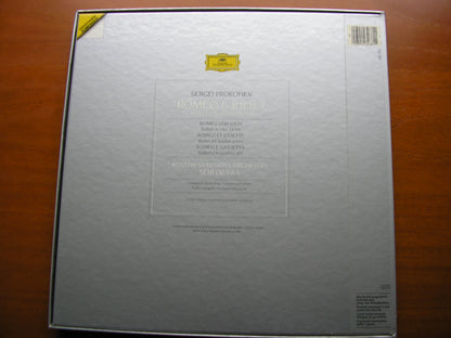 PROKOFIEV: ROMEO & JULIET  complete ballet        OZAWA / BOSTON SYMPHONY    3 LP     423 268