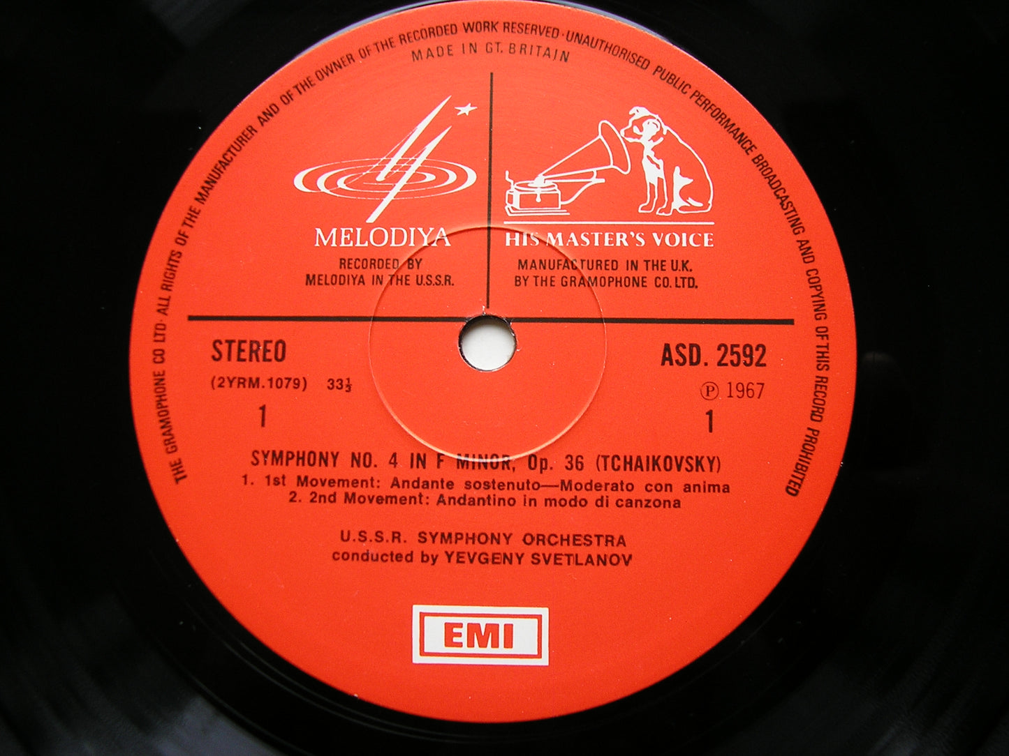 TCHAIKOVSKY: THE SYMPHONIES   SVETLANOV / USSRSO    7LP SET EMI/MELODIYA