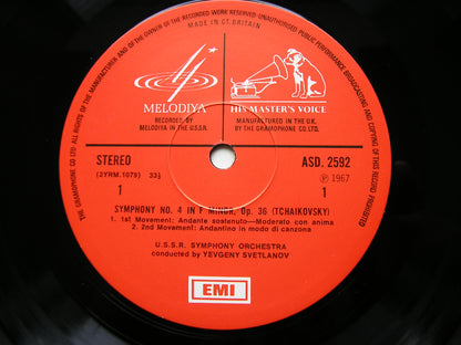 TCHAIKOVSKY: THE SYMPHONIES   SVETLANOV / USSRSO    7LP SET EMI/MELODIYA