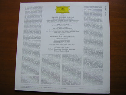 FALLA: NIGHTS IN THE GARDENS OF SPAIN / MARTINU: FANTASIA CONCERTANTE    WEBER / BAVARIAN RADIO SYMPHONY / KUBELIK     139 116