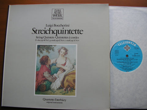 BOCCHERINI: THREE STRING QUINTETS    QUARTETTO ESTERHAZY     6.42353