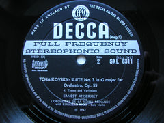 TCHAIKOVSKY: SUITE No.3    RICCI / SUISSE ROMANDE / ANSERMET    SXL 6311
