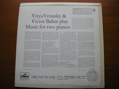 WORKS FOR TWO PIANOS: RACHMANINOV / LUTOSLAWSKI / BIZET     VRONSKY & BABIN    ASD 614