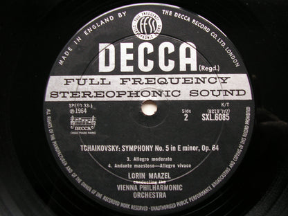 TCHAIKOVSKY: SYMPHONY No. 5    MAAZEL / VIENNA PHILHARMONIC   SXL 6085