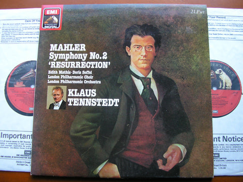 MAHLER: SYMPHONY No. 2 'Resurrection'    SOFFEL / MATHIS / LONDON PHILHARMONIC / TENNSTEDT   SLS 5243