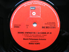 BRAHMS: SYMPHONY No. 1    KEMPE / MUNICH PHILHARMONIC ORCHESTRA   BAC 3083