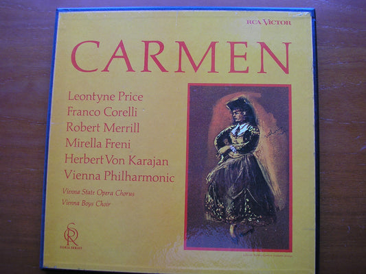 BIZET: CARMEN     PRICE / CORELLI / FRENI / MERRILL / VIENNA PHILHARMONIC ORCHESTRA / KARAJAN    LDS 6164