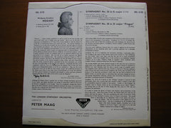 MOZART: SYMPHONIES Nos. 32 & 38 'Prague'   PETER MAAG / LONDON SYMPHONY    SXL 2135