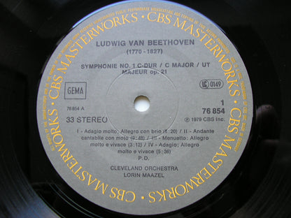 BEETHOVEN: SYMPHONIES Nos. 1 & 2    MAAZEL / CLEVELAND ORCHESTRA    76854