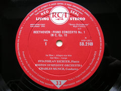 BEETHOVEN: PIANO CONCERTO No. 1 / PIANO SONATA No. 22     RICHTER / BOSTON SYMPHONY / MUNCH    SB2149