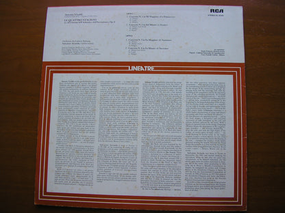 VIVALDI: THE FOUR SEASONS    ACCARDO / ITALIAN CHAMBER ORCHESTRA    GL 32505