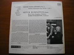 MOZART: PIANO CONCERTO No. 17 / SCHUBERT: IMPROMPTUS Nos. 3 & 4   ARTUR RUBINSTEIN / RCA VICTOR SYMPHONY / WALLENSTEIN    SB 6578