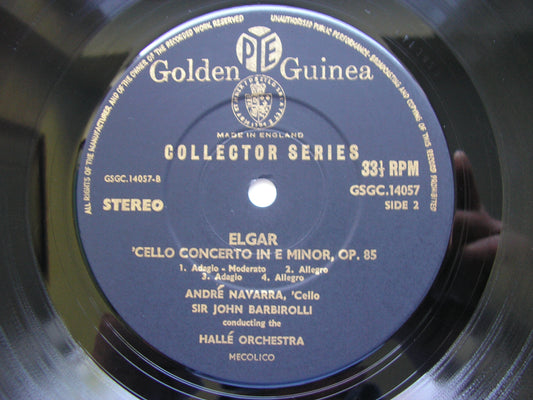 ELGAR: CELLO CONCERTO / ENIGMA VARIATIONS    NAVARRA / HALLE ORCHESTRA / BARBIROLLI    GSGC  14057