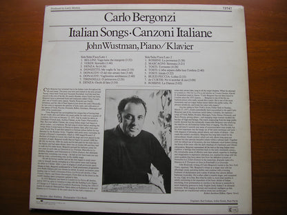 CARLO BERGONZI SINGS ITALIAN SONGS: DENZA / DONAUDY / VERDI / BELLINI / DONIZETTI / ROSSINI / TOSTI / MASCAGNI / de CURTIS    73747