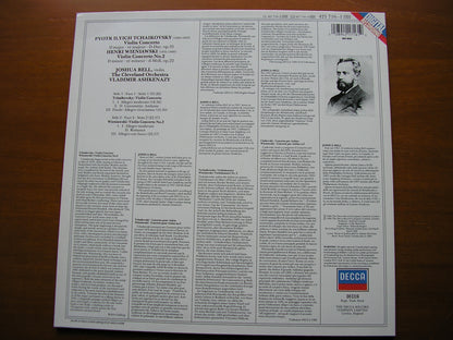 TCHAIKOVSKY: VIOLIN CONCERTO / WIENIAWSKI: VIOLIN CONCERTO No. 2   BELL / CLEVELAND ORCHESTRA / ASHKENAZY   421 716