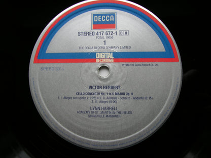 HERBERT: CELLO CONCERTOS    LYNN HARRELL / ASMIF / NEVILLE MARRINER   417 672