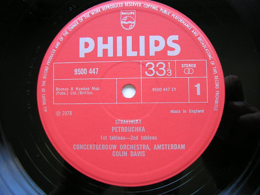 STRAVINSKY: PETROUCHKA    DAVIS / CONCERTGEBOUW ORCHESTRA   9500 447