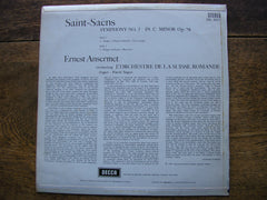 SAINT - SAENS: SYMPHONY No. 3   ANSERMET / SUISSE ROMANDE   SXL 6027