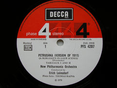 STRAVINSKY: PETRUSHKA    LEINSDORF / NEW PHILHARMONIA   PFS 4207