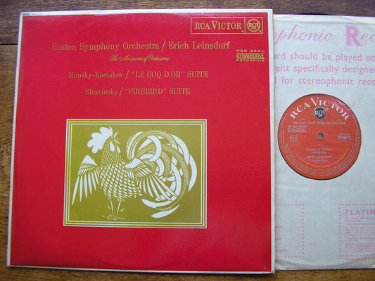 STRAVINSKY: THE FIREBIRD Suite / RIMSKY - KORSAKOV: 'LE COQ D'OR' Suite   LEINSDORF / BOSTON SYMPHONY  SB 6617