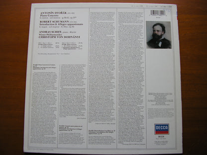 DVORAK: PIANO CONCERTO / SCHUMANN: INTRODUCTION & ALLEGRO   ANDRAS SCHIFF / VIENNA PHILHARMONIC / DOHNANYI    417 802