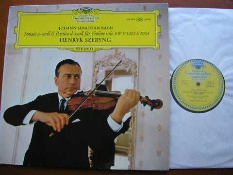 BACH: VIOLIN SONATA in A  BWV 1003 / PARTITA in D  BWV 1004    HENRYK SZERYNG    139 389